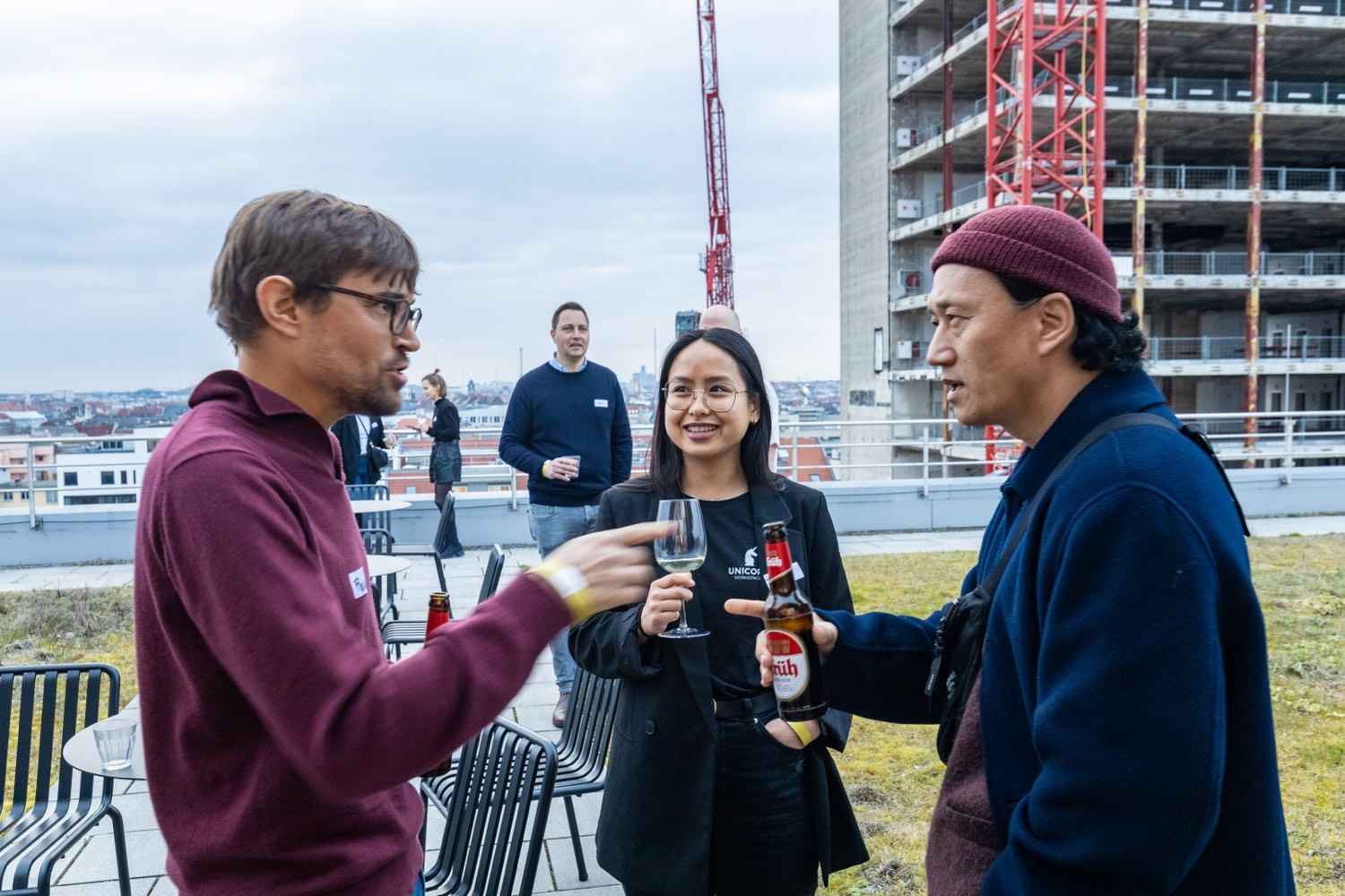 Networking-Runde beim 5. Flex-Come-Together in Berlin