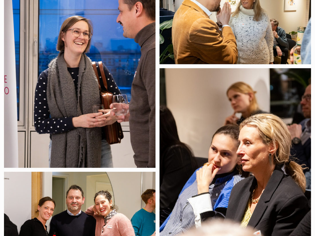 Gruppenstimmung am Ende eines gelungenen Networking-Abends