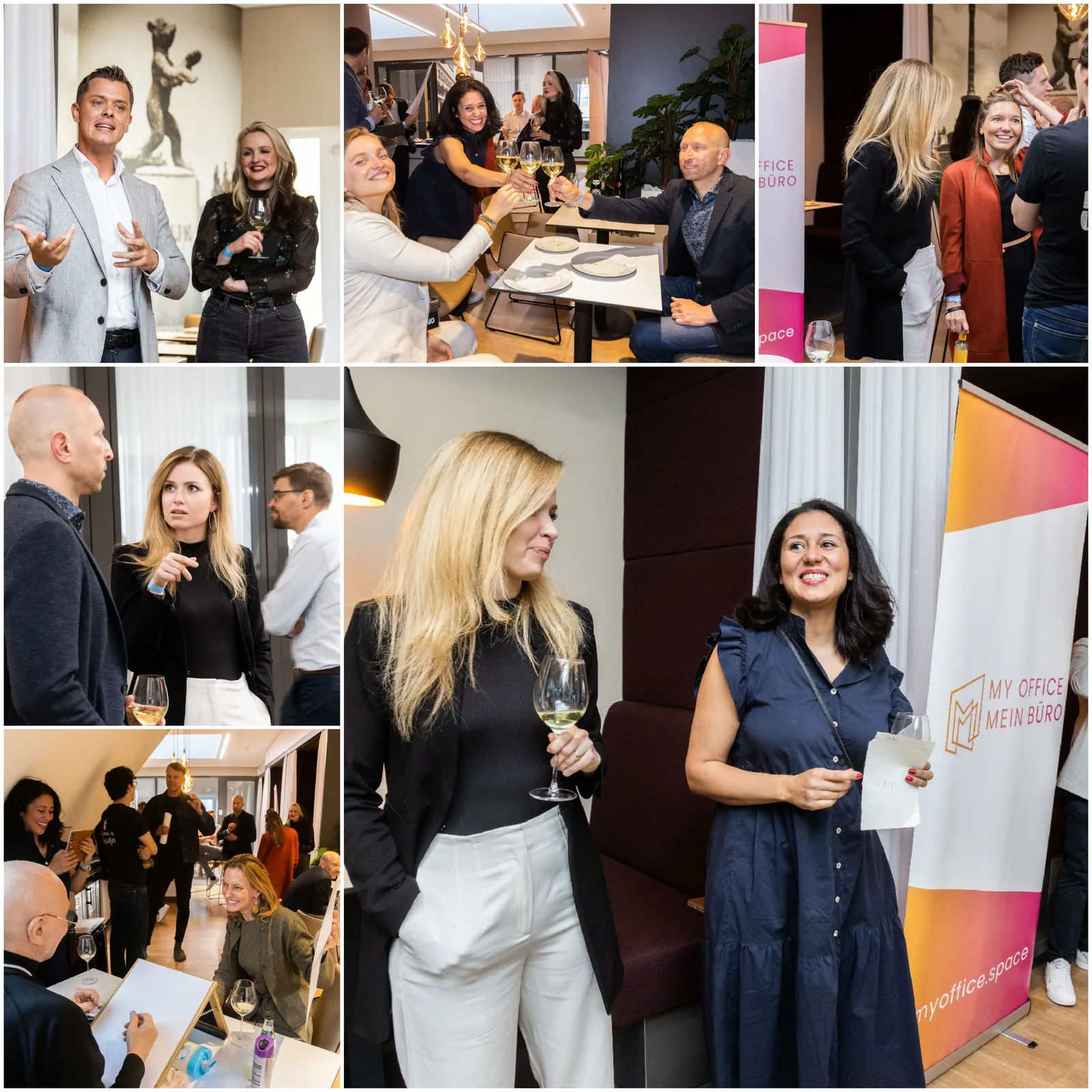 Impressionen vom 2. Flex-Come-Together bei Satellite Office am Kurfürstendamm in Berlin